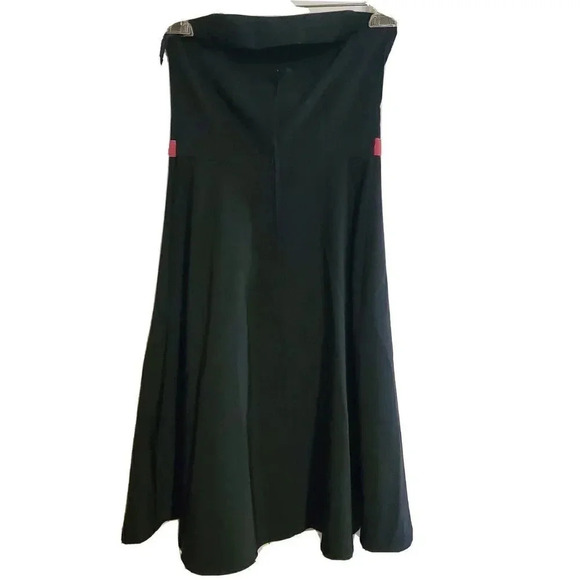 Ruby Rox Strapless Dress Womens Juniors Size 5 Black Rockabilly A-line - Picture 2 of 6